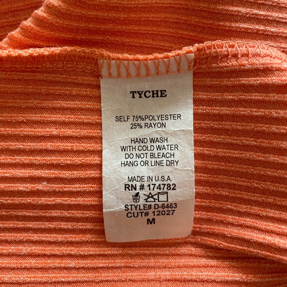 Vici - Bodycon Dress - M - Coral/Orange - Picture 5 of 6